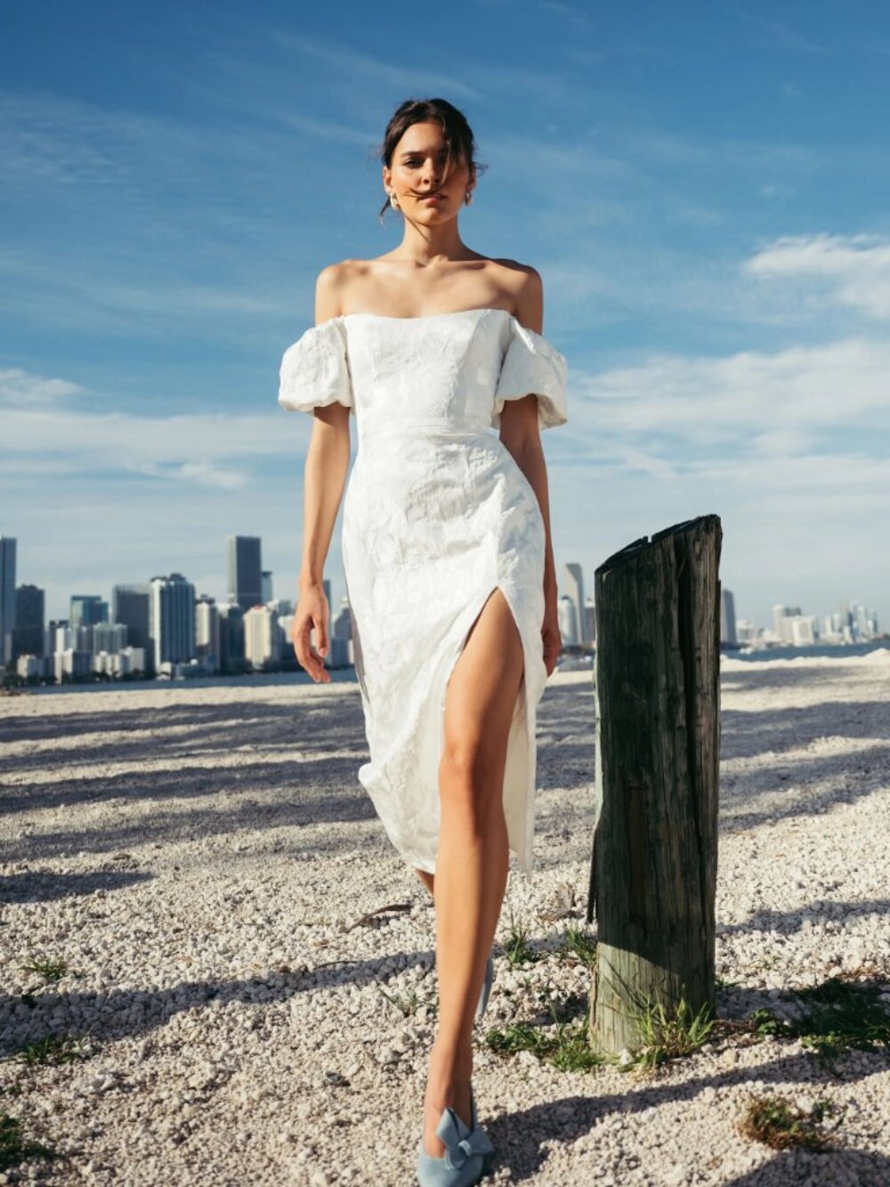 Jenny Yoo Marilyn Bridal Midi Dress